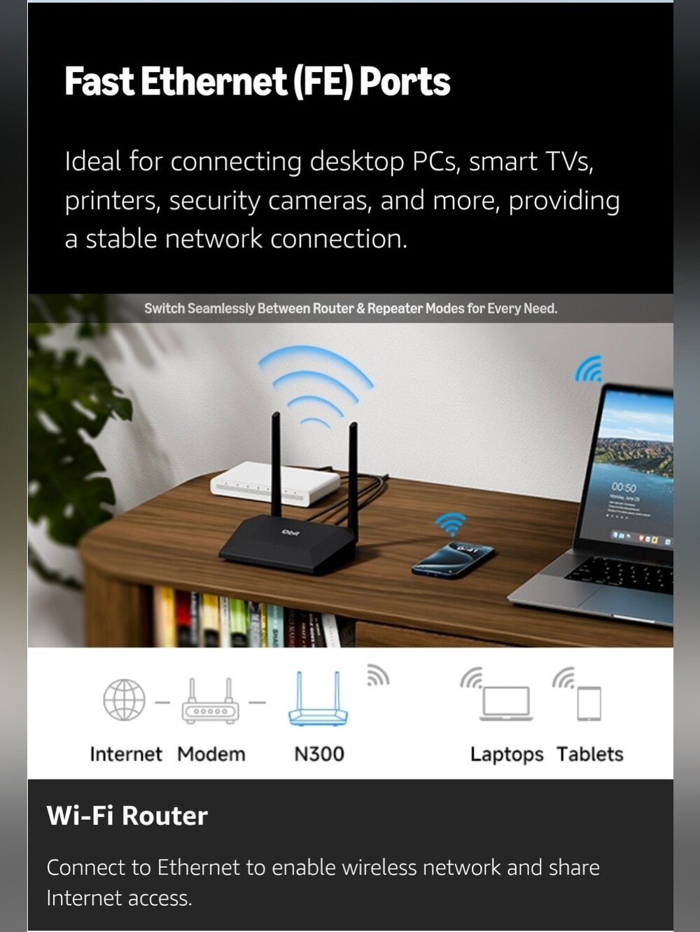 DBIT T1 Pro N300 Wireless N Router - Picture 6 of 13